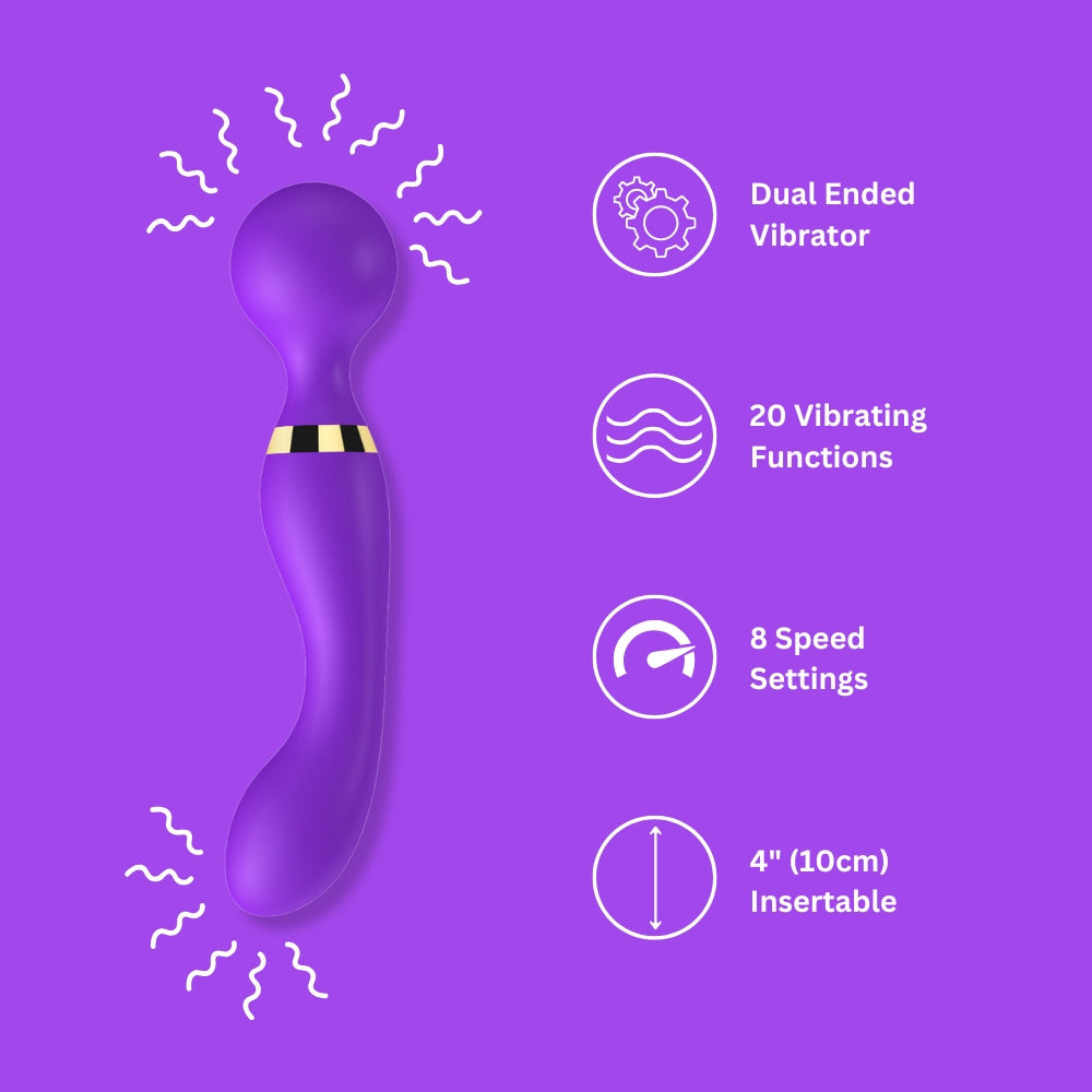 Loving Joy Dual Ended Wand Vibrator