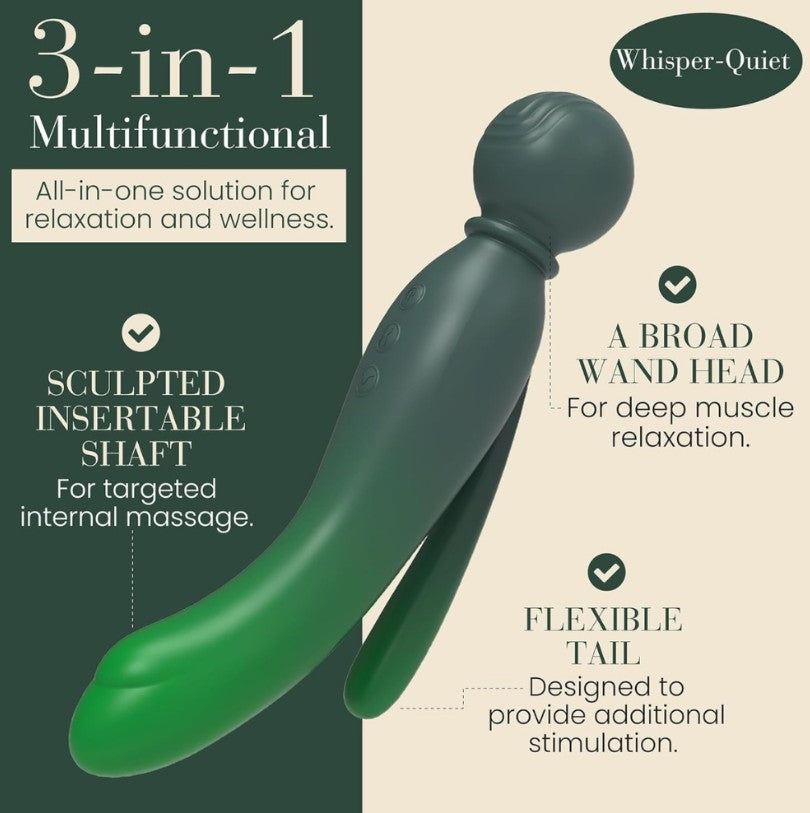 MYLO 3-in-1 Body Wand Massager