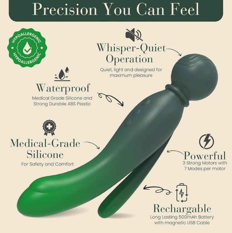 MYLO 3-in-1 Body Wand Massager