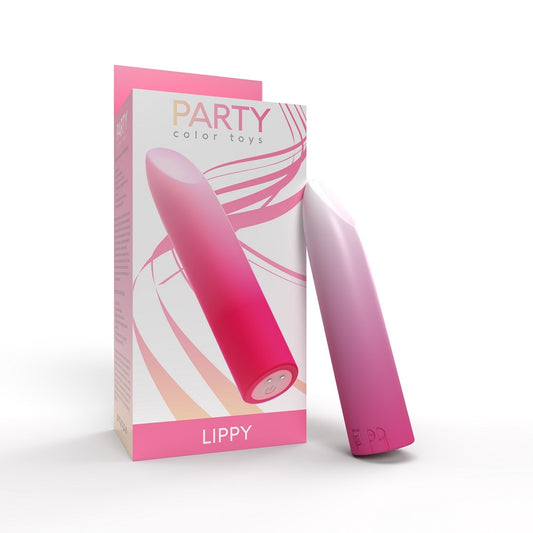 Party Color LIPPY Rechargeable Bullet Vibrator