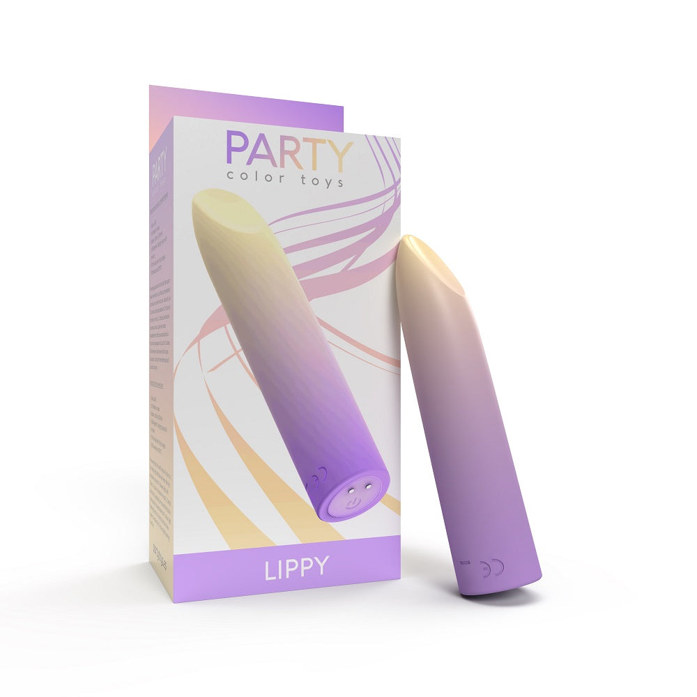 Party Color LIPPY Rechargeable Bullet Vibrator
