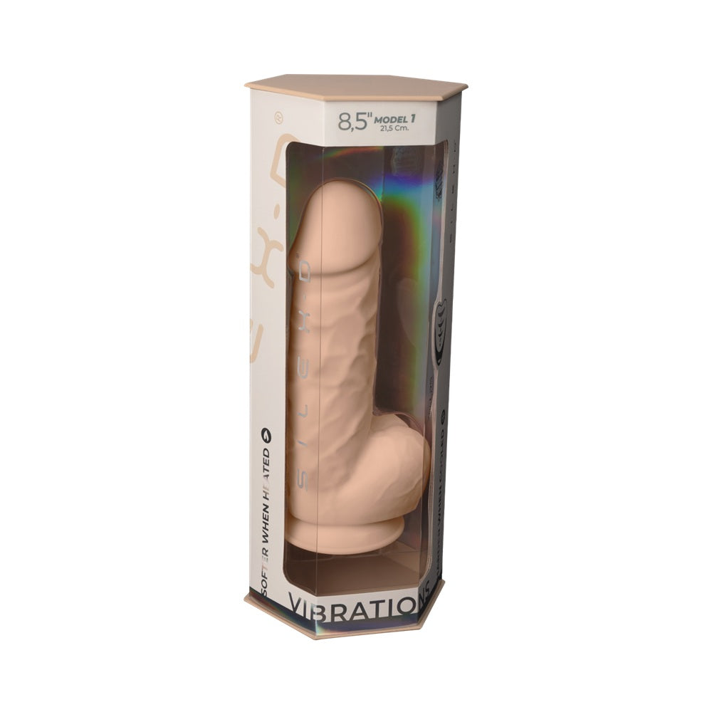 SilexD 8.5" RC Vibrating Girthy Silicone Dildo