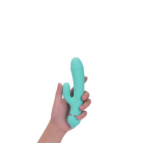 Mina Soft Silicone Rabbit Vibrator - vibes4less