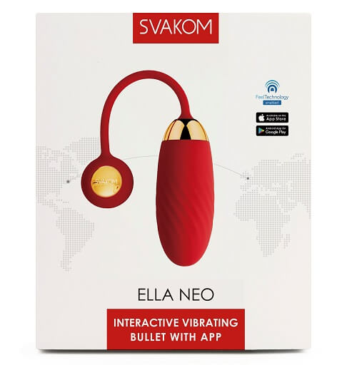 Svakom Ella Neo Interactive App Controlled Vibrating Egg - vibes4less