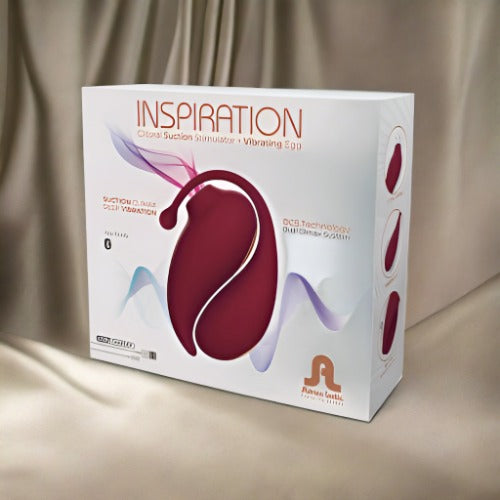 Adrien Lastic Inspiration Clitoral Suction Stimulator and Vibrating Egg - vibes4less