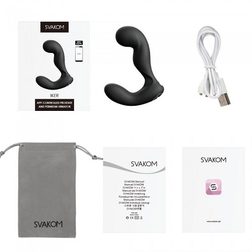 Svakom IKER App-Controlled Prostate and Perineum Vibrator - vibes4less